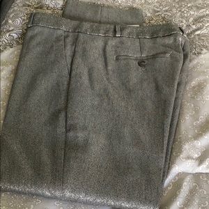Silver, glittery ankle pant. Worn once!!